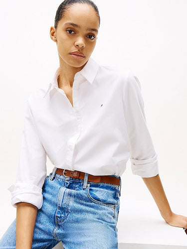 CHEMISE FEMME OXFORD RELAXED BLANC BLANC