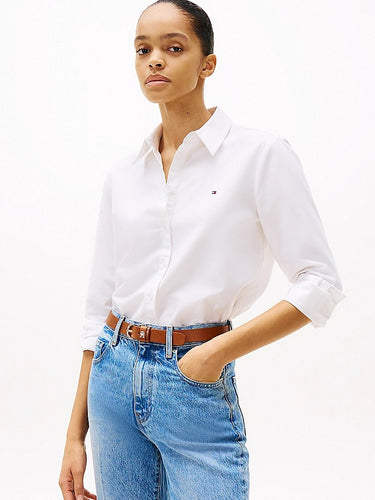 CHEMISE FEMME OXFORD RELAXED BLANC BLANC