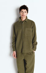 CHEMISE HOMME AMPLE ML KAKI KAKI