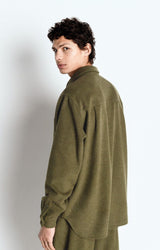 CHEMISE HOMME AMPLE ML KAKI KAKI