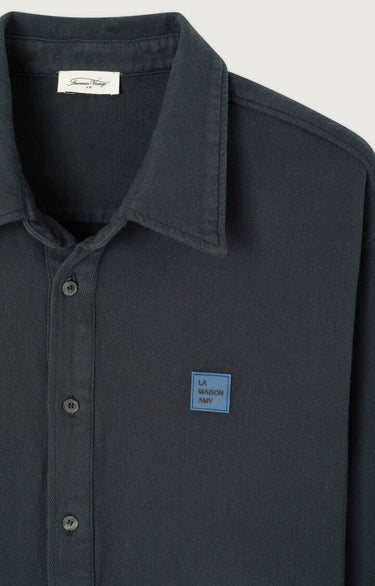 CHEMISE HOMME AMPLE ML NOIR NOIR