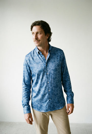 CHEMISE HOMME OLIVIER BLEU BLEU
