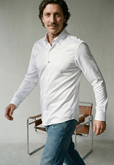 CHEMISE HOMME TIMEO BLANC BLANC