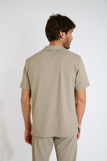CHEMISE HOMME ALEX TRIESTE BEIGE BEIGE