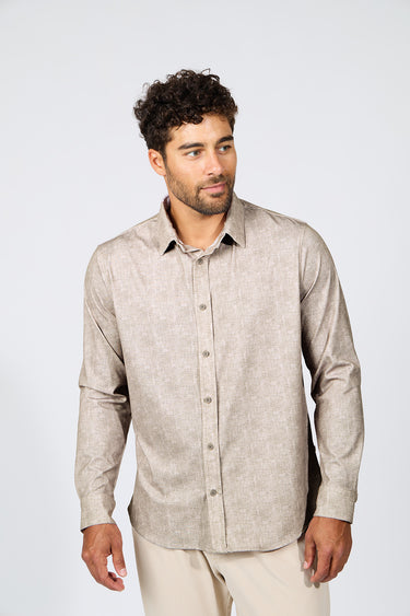 CHEMISE HOMME JEAN ALICULDI BEIGE BEIGE