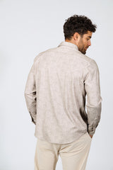 CHEMISE HOMME JEAN ALICULDI BEIGE BEIGE