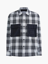 CHEMISE HOMME CONTRAST POCKET CHEC COMBO B COMBO B