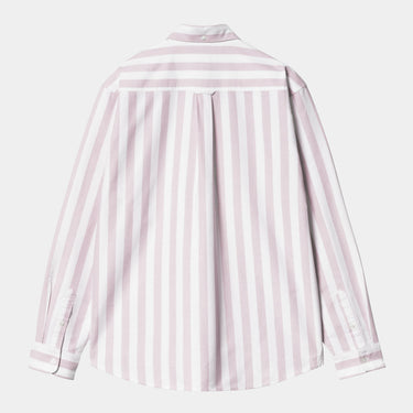 CHEMISE HOMME DILLION RAYÉ OXFORD ROSE ROSE