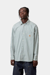CHEMISE HOMME L/S DALDRY BLEU BLEU