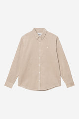 CHEMISE HOMME MADISON CORD BEIGE BEIGE