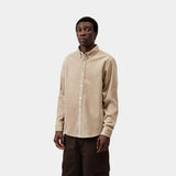 CHEMISE HOMME MADISON CORD BEIGE BEIGE