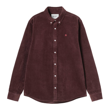 CHEMISE HOMME MADISON CORD BORDEAUX BORDEAUX