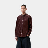 CHEMISE HOMME MADISON CORD BORDEAUX BORDEAUX