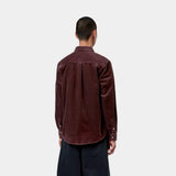 CHEMISE HOMME MADISON CORD BORDEAUX BORDEAUX