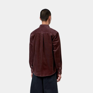 CHEMISE HOMME MADISON CORD BORDEAUX BORDEAUX