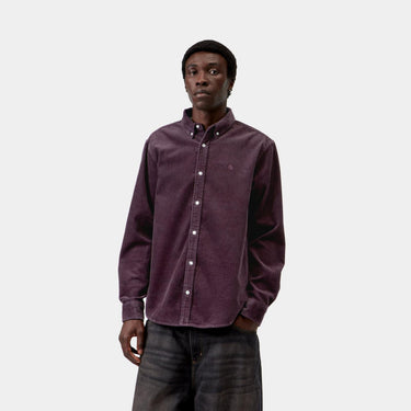 CHEMISE HOMME MADISON CORD VIOLET VIOLET