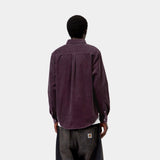 CHEMISE HOMME MADISON CORD VIOLET VIOLET