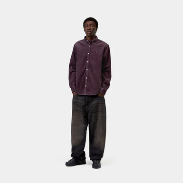 CHEMISE HOMME MADISON CORD VIOLET VIOLET