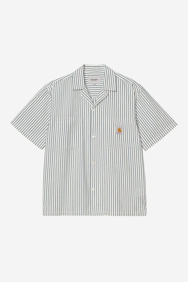 CHEMISE HOMME S/S LEAVEL CREME CREME