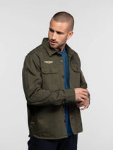 CHEMISE HOMME JEFFBULL BULL DENIM KAKI KAKI
