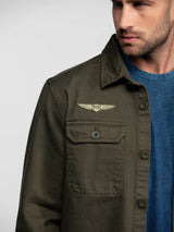 CHEMISE HOMME JEFFBULL BULL DENIM KAKI KAKI