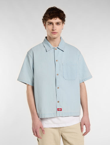 CHEMISE HOMME DENIM SHIRT BLEU BLEU