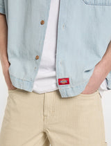 CHEMISE HOMME DENIM SHIRT BLEU BLEU