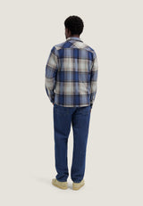 CHEMISE HOMME GUS CHECK MARINE MARINE