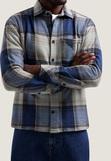 CHEMISE HOMME GUS CHECK MARINE MARINE