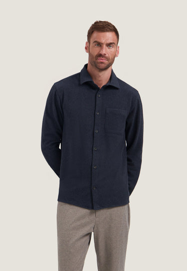 CHEMISE HOMME GUS MELANGE MARINE MARINE