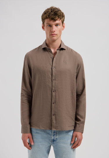 CHEMISE HOMME JAGGER LIN 216 GREY BROWN 216 Grey Brown