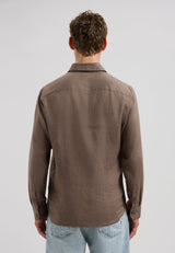 CHEMISE HOMME JAGGER LIN 216 GREY BROWN 216 Grey Brown