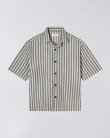 CHEMISE HOMME MC SAGA NOIR / BLANC NOIR / BLANC