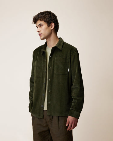CHEMISE HOMME CLEMONT WOVEN VERT KAKI VERT KAKI