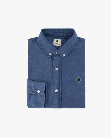 CHEMISE HOMME IVOY WOVEN DENIM CHINE DENIM CHINE
