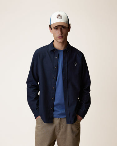 CHEMISE HOMME IVOY WOVEN MARINE MARINE