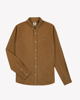 CHEMISE HOMME IVOY WOVEN TABAC TABAC