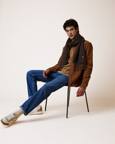 CHEMISE HOMME SIGNY WOVEN COGNAC COGNAC