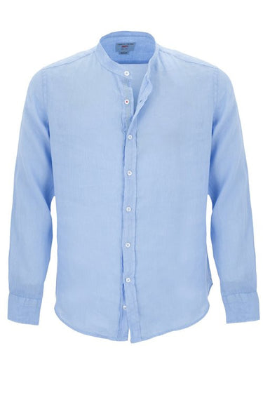 CHEMISE HOMME MAO BLEU BLEU
