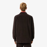 CHEMISE HOMME VELOUR MARRON MARRON