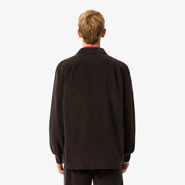 CHEMISE HOMME VELOUR MARRON MARRON