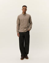 CHEMISE HOMME BEIGE BEIGE