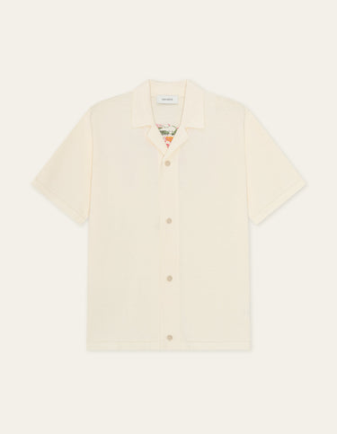 CHEMISE HOMME BOUQUET ECRU ECRU