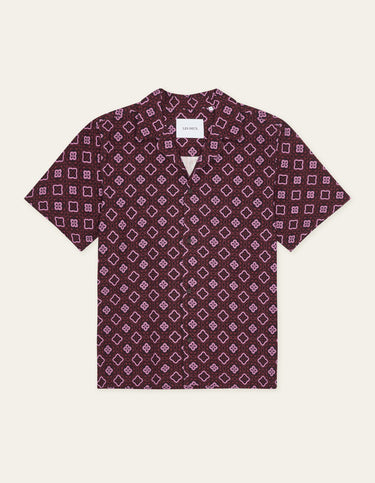CHEMISE HOMME LUKAS BORDEAUX BORDEAUX