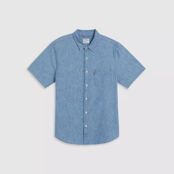 CHEMISE HOMME MANCHE COURTE SUNSET CIEL CIEL