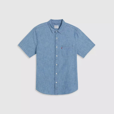 CHEMISE HOMME MANCHE COURTE SUNSET CIEL CIEL