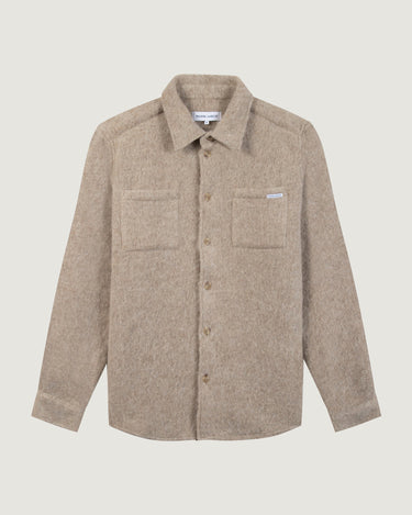 CHEMISE HOMME MONGE NB WOOL CLAY WOOL CLAY