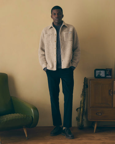 CHEMISE HOMME MONGE NB WOOL CLAY WOOL CLAY