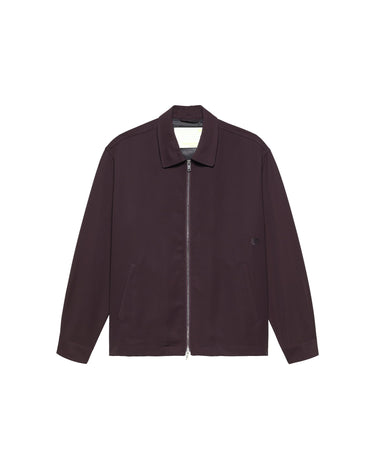 CHEMISE HOMME ZIP UP BORDEAUX BORDEAUX