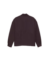 CHEMISE HOMME ZIP UP BORDEAUX BORDEAUX